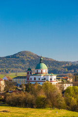 Fototapeta na wymiar Dominican Monastery in Jablonne in Podjestedi, Northern Bohemia, Czech Republic