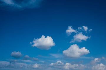 blue sky with clouds