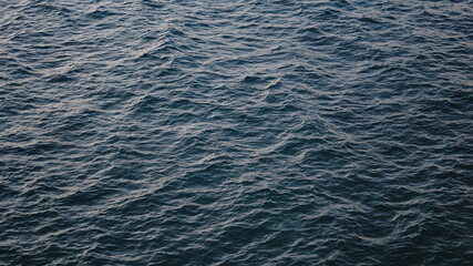 blue open water texture background