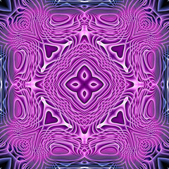 3d effect - abstract color gradient geometric pattern