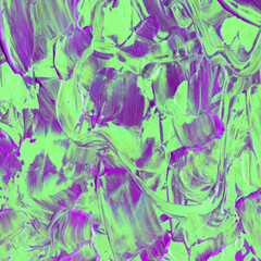 Modern contemporary acrylic background. Colorful texture made with a palette knife. Abstract painting on paper. Mess on the canvas.