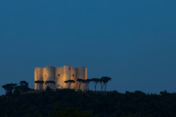 Castel del Monte, castle built in an octagonal shape by the Holy Roman Emperor Frederick II in the...