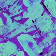 Modern contemporary acrylic background. Colorful texture made with a palette knife. Abstract painting on paper. Mess on the canvas.