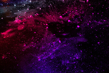 Abstract purple pink color icy water surface texture futuristic concept