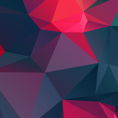 Abstract Color Polygon Background Design, Abstract Geometric Origami Style With Gradient