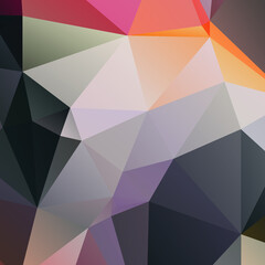 Abstract Color Polygon Background Design, Abstract Geometric Origami Style With Gradient