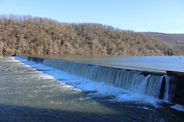 dam river water scenic view