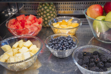 fruit salad in a bowl
