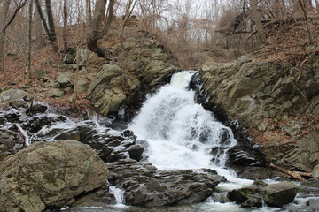 Waterfall outdoor scenic park harpers ferry