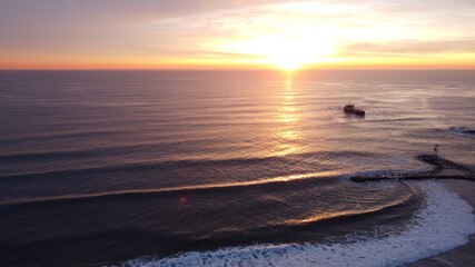 Fototapeta premium Beach Sunrise