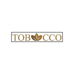 Tobacco leaves vector logo icon template design. Flat Tobacco leaves symbol is isolated on a white background
