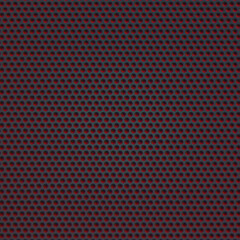 Red balls with a colorful reflection on the gray background 3d rendered illustration look like grids