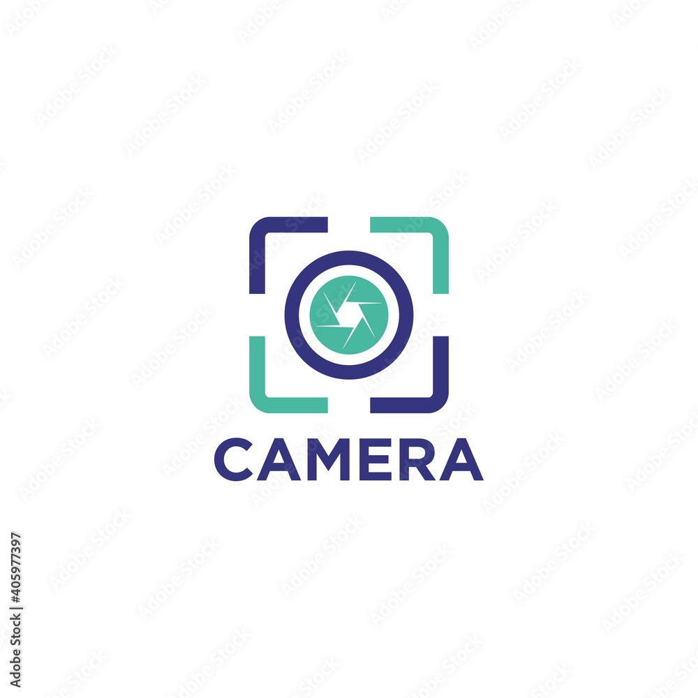 Wall mural Camera Logo Icon Simple Modren Symbols