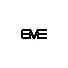 Fototapeta premium bve letter original monogram logo design