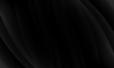 Fototapeta premium Abstract wave gray black dark gradient geometric background.Curved lines graphic design.