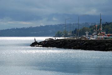 Fishing at Sinop Harbor