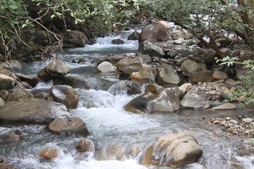 Waterfalls and Pristine Rivers in the Rincon de la Vieja National Park in Guanacaste in Costa Rica