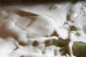 Corn flour with water