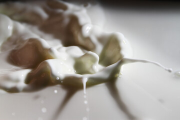 Corn flour with water