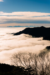 sunrise on cloud sea