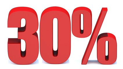  30 Percent off 3d Sign on White Background, Special Offer 30% Discount Tag, Sale Up to 03 Percent Off,big offer, Sale, Special Offer Label, Sticker, Tag, Banner, Advertising, offer Icon