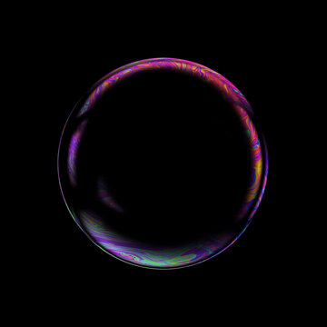 Iridescent Distorted Bubble