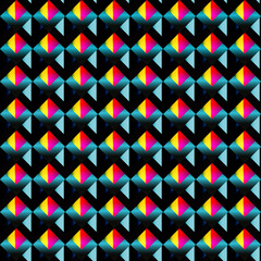 Fototapeta premium Abstract mosaic seamless pattern.