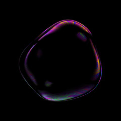 Iridescent Distorted Bubble