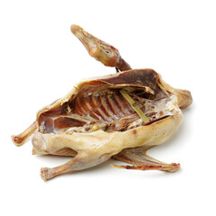 Salted Goose on white background