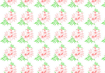 seamless pattern with flowers