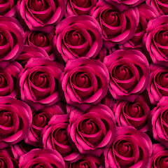 pink roses seamless pattern design. Can be tiled