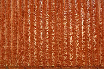 Rusted galvanized iron plate horizontal
