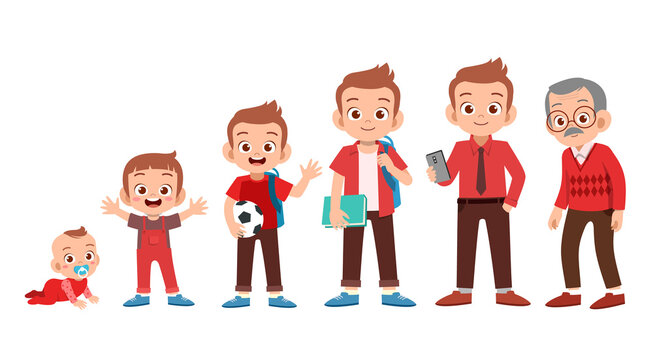 Boy Growing Up Stock Illustrations – 422 Boy Growing Up Stock  Illustrations, Vectors & Clipart - Dreamstime