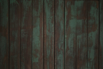 Fototapeta premium old green wood closeup for background