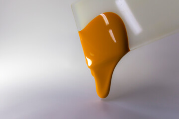 orange juice splash