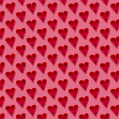 Red heart love wallpaper background pattern vector eps