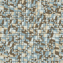 Abstract Geometric Pattern generative computational art illustration