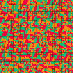 Abstract Geometric Pattern generative computational art illustration