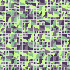 Abstract Geometric Pattern generative computational art illustration