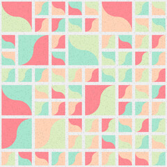 Abstract Geometric Pattern generative computational art illustration