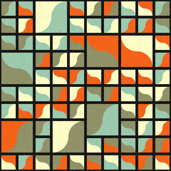 Abstract Geometric Pattern generative computational art illustration