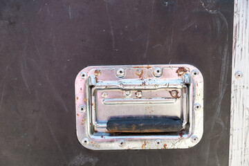 Stage equipment lying on the floor