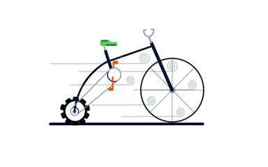 Cool Bike Illustration Design