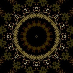 Beautiful motif with floral concept