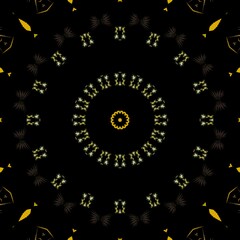 Beautiful motif with floral concept