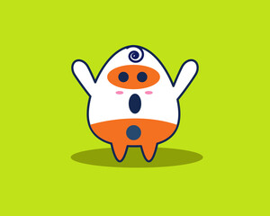 Illustration Cartoon Grapich of Smile Yeti Cute  Character

This illustration perfect for animation kids , children's magazine and education