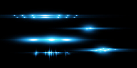Light blue vector special effect. Glowing beautiful bright lines on a dark background.	
