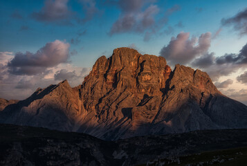 Obraz na płótnie Canvas Day at the Dolomites