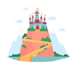 Fairy Tale Kingdom Cartoon Background