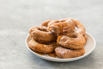 donuts and honey hand made